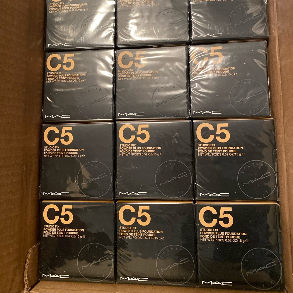 3 x 3/pack MAC C5 Studio Fix Powder Plus Foundation Net weight 0.52OZ/15g B62 - Picture 14 of 14